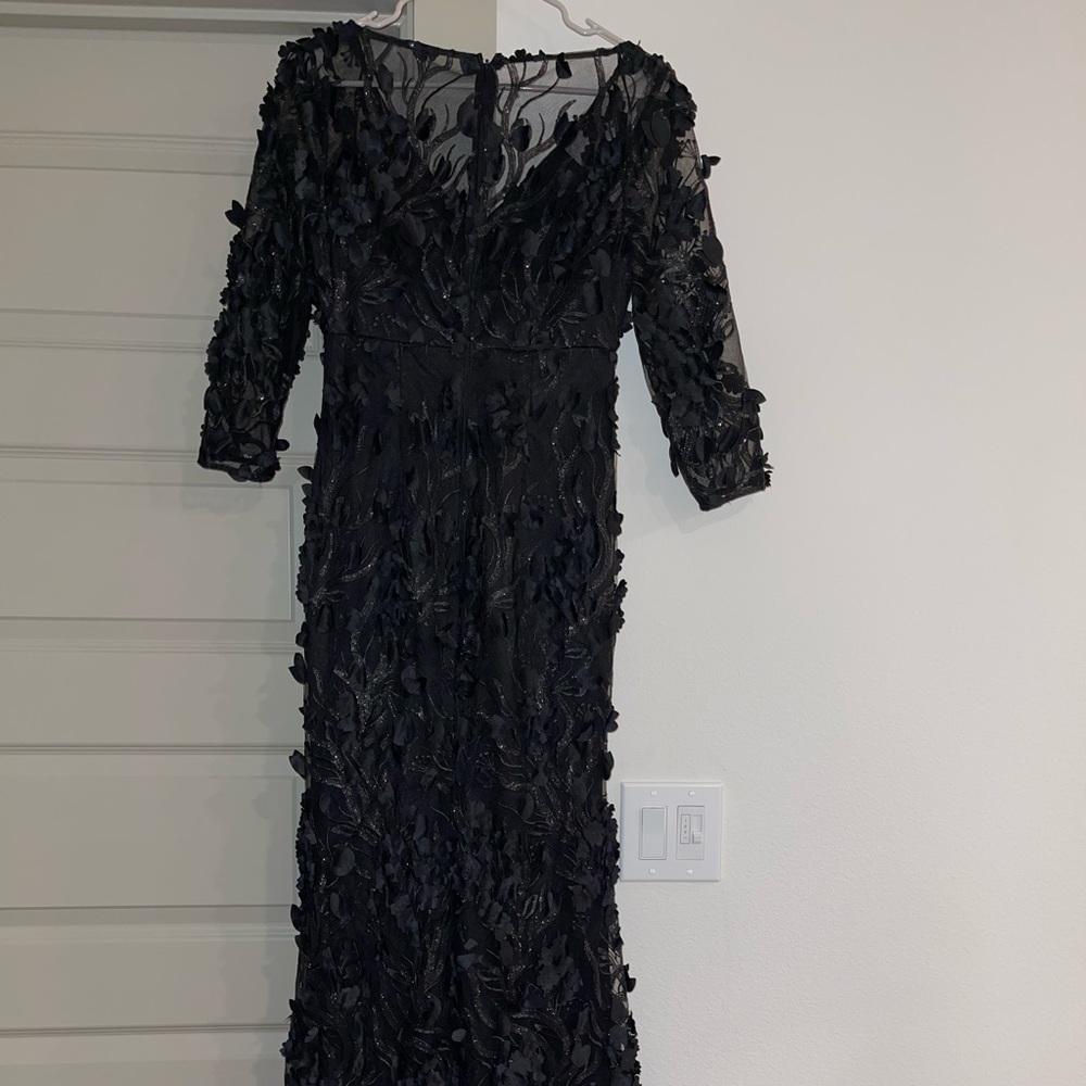 CARMEN MARC VALVO black evening gown/dress